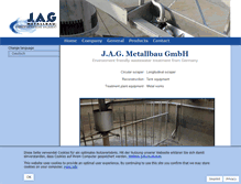 Tablet Screenshot of jag-metallbau.de